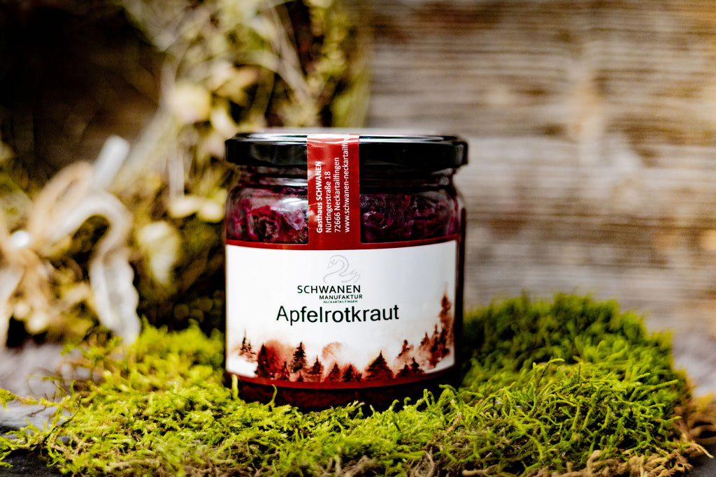 Apfelrotkraut im Glas